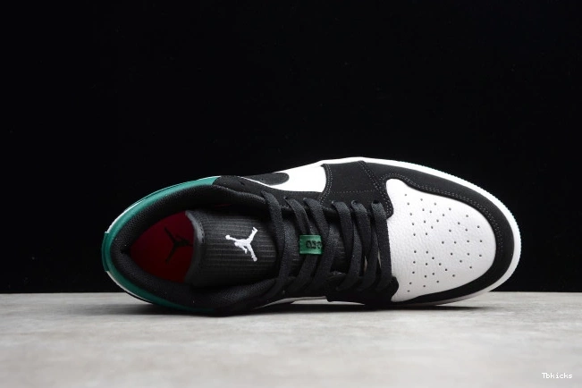 Reps TBK Air Jordan 553558-113 White Mystic Green Black Low 1 0720